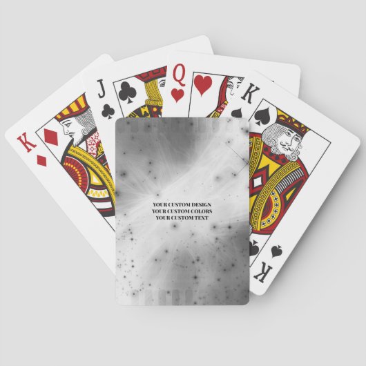 Jeu De Cartes Créez votre propre personnalisation (dos)