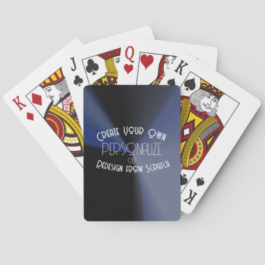 Jeu De Cartes Créez Votre Propre Personnalisé (dos)