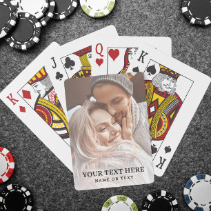 Jeu De Cartes Créez Votre Propre Photo Texte
