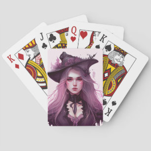Jeu De Cartes Créez votre propre sorcière violette foncée