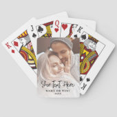 Jeu De Cartes Créez votre propre texte de photo de script (dos)