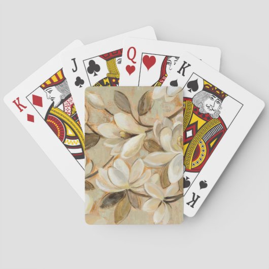 Jeu De Cartes Crème de simplicité de magnolia (dos)