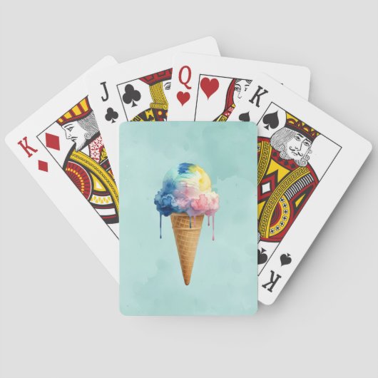 Jeu De Cartes Crème Glacée (dos)
