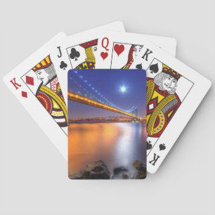 Jeu De Cartes Crépuscule, George Washington BridgePalisades, NJ.