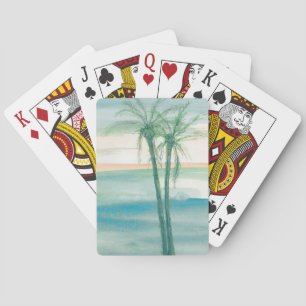 Jeu De Cartes Crépuscule paisible tropical