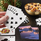 Jeu De Cartes Crépuscule, Tarn et croissant de lune (In Situ)