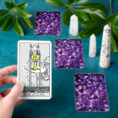 Jeu De Cartes Cristaux d'Améthyste pourpre Gemstone Tarot Deck (Insitu)