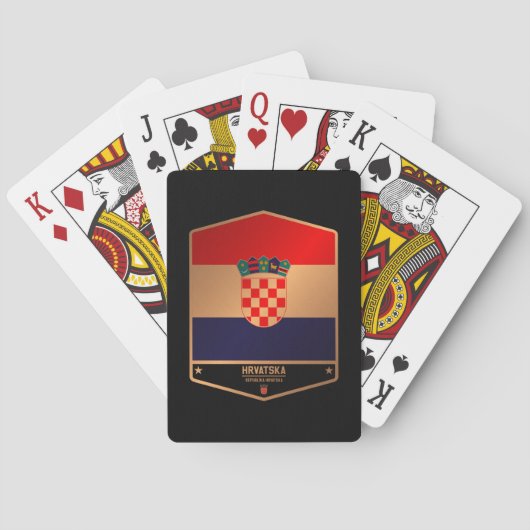 Jeu De Cartes Croatie (dos)
