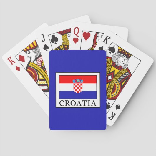 Jeu De Cartes Croatie (dos)
