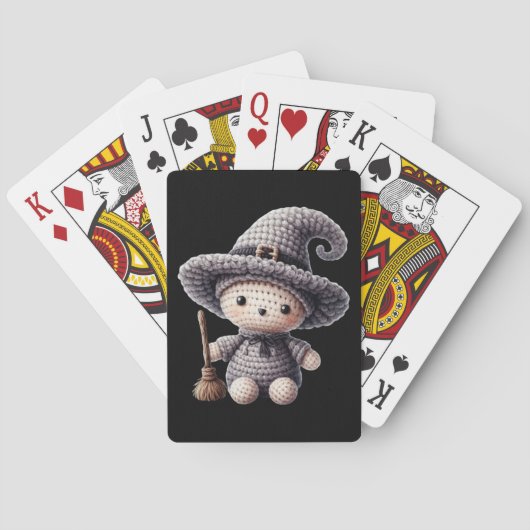 Jeu De Cartes Crochet Cute Witch (dos)