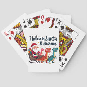 Jeu De Cartes croire à Père Noël et les dinosaures (Père Noël éq