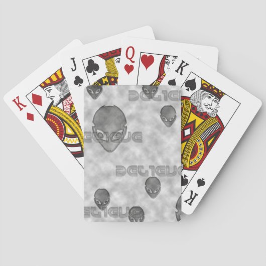 Jeu De Cartes Croire Alien (dos)