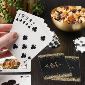 Jeu De Cartes Croire Script Monogramme initial Parties scintilla (In Situ)