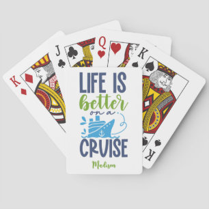 Jeu De Cartes Croisière de nom personnalisé