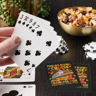 Jeu De Cartes Croisière de Thanksgiving en famille 2026 Voyage V