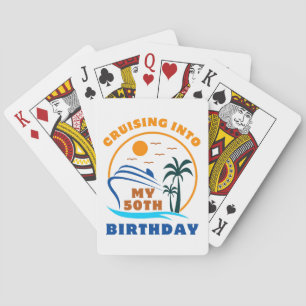 Jeu De Cartes Croisière en mon bateau de 50e anniversaire