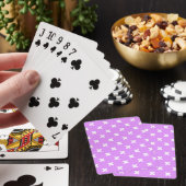 Jeu De Cartes Croix blanches sur lilas (In Situ)