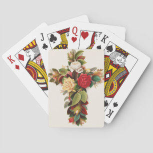 Jeu De Cartes Croix de roses, illustration de l'ère victorienne