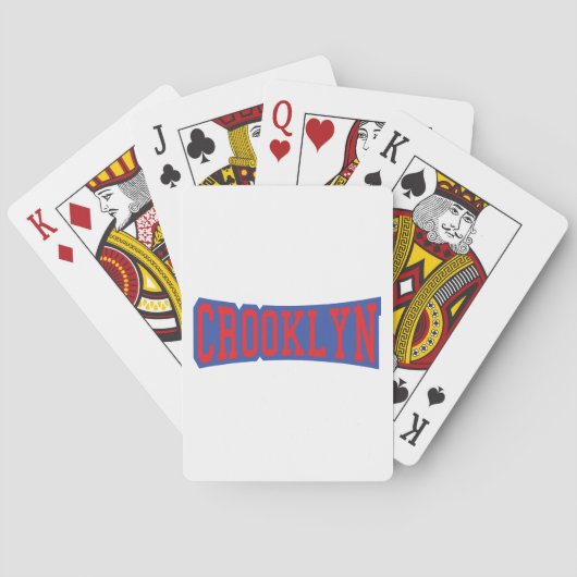 JEU DE CARTES CROOKLYN, NYC (dos)