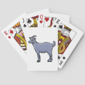 Jeu De Cartes Croquis de chèvre gris (dos)
