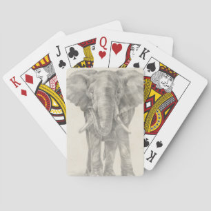 Jeu De Cartes Croquis éléphant