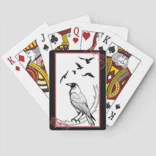 Jeu De Cartes Crow Design, Livre Inspiré Playing Cartes