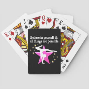 JEU DE CARTES CROYEZ À VOS OBJECTIFS ET RÊVES DE GYMNASTIQUE