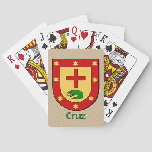 Jeu De Cartes Cruz Bouclier héraldique (dos)