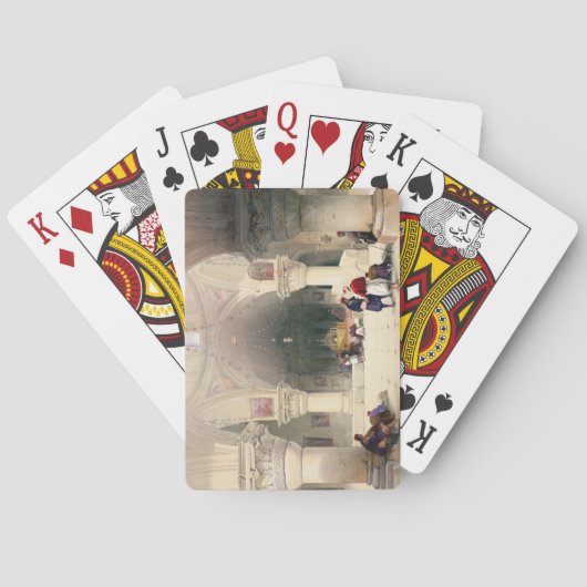 Jeu De Cartes Crypte du Saint-Sépulcre, Jérusalem, planche 20 f (dos)
