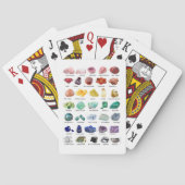 Jeu De Cartes Crystal Collection Rainbow Rock Gemstone Mineral (dos)
