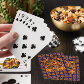 Jeu De Cartes Cube découpé bleu foncé (In Situ)