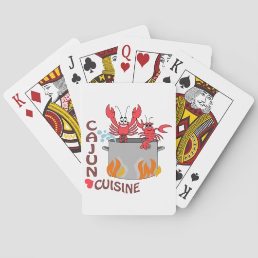 Jeu De Cartes Cuisine cajun (dos)