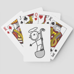 Jeu De Cartes Cuisinier Bonhomme Allumette Avec Louche