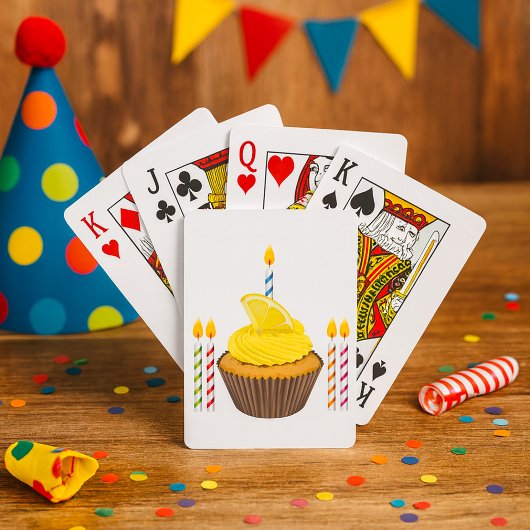 Jeu De Cartes Cupcake Et Bougies