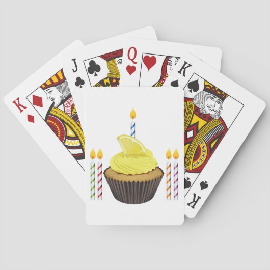 Jeu De Cartes Cupcake Et Bougies (dos)