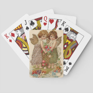 Jeu De Cartes Cupidon Chérubin Ange Rose Myosotis