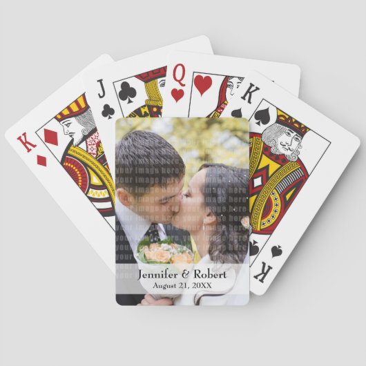 Jeu De Cartes Custom Photo Keepsake (dos)