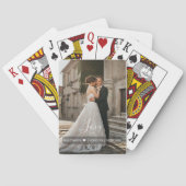 Jeu De Cartes Custom Photo Love script Mariage faveurs Poker Car (dos)
