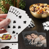 Jeu De Cartes Custom Photo Love script Valentine's day Simple (In Situ)