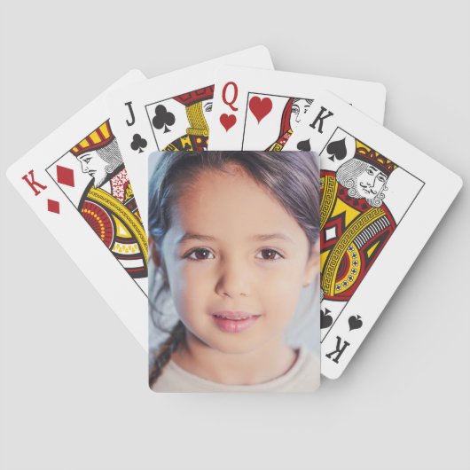 Jeu De Cartes Custom photo playing cards (dos)