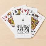 Jeu De Cartes Customized Company Branded Custom Personalized<br><div class="desc">Deal your brand in with these Customized Company Branded Poker Cards, designed with a blank surface ready for your logo, slogan, or custom message. Perfect for client appreciation, trade show giveaways, corporate retreats, or branded game nights, this personalized deck adds a playful yet professional touch to your marketing. Printed on...</div>