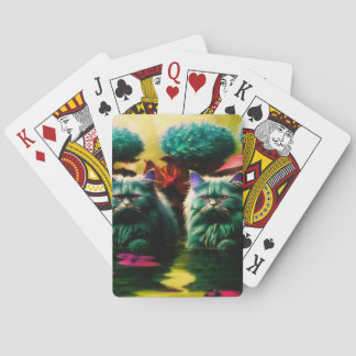 Jeu De Cartes Cute & Artistic Cat Poker Cards