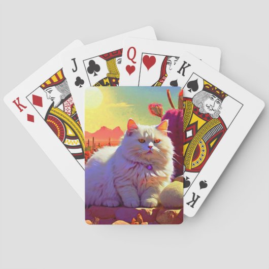 Jeu De Cartes Cute & Artistic Cat Poker Cards (dos)