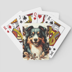 Jeu De Cartes Cute Australian Shepherd Peinture