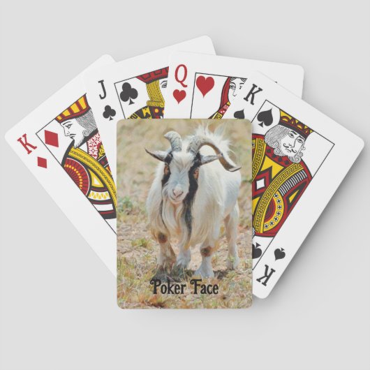 Jeu De Cartes Cute Billy Chèvre Poker Visage Jouer Cartes (dos)