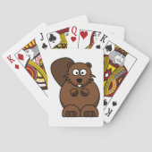 Jeu De Cartes Cute Cartoon Beaver Funny Bois Animal (dos)