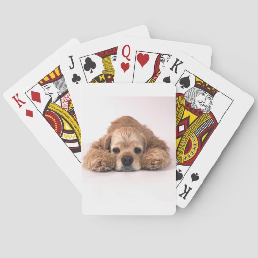 Jeu De Cartes Cute Cocker Spaniel (dos)