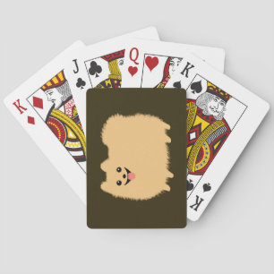 Jeu De Cartes Cute Fluffy Face Pomeranian