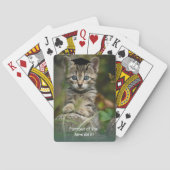 Jeu De Cartes Cute Graduation Kitten (dos)