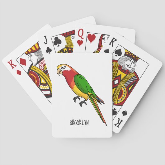 Jeu De Cartes Cute happy parrot (dos)